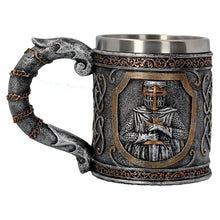 Load image into Gallery viewer, Medieval Skull Hold Sword Knights Mug