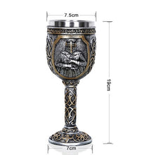 Load image into Gallery viewer, Medieval Skull Hold Sword Knights Mug